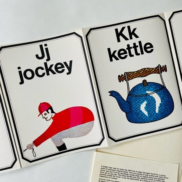 The ABC Frieze Fold Out Alphabet Panels Michael Spink 1960’s - Picture 7 of 7